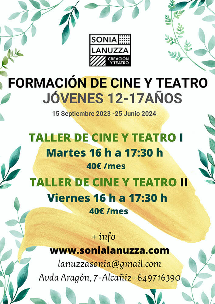 Formación de Cine y Teatro adultos-as Sonia Lanuzza
